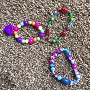 Three bracelets